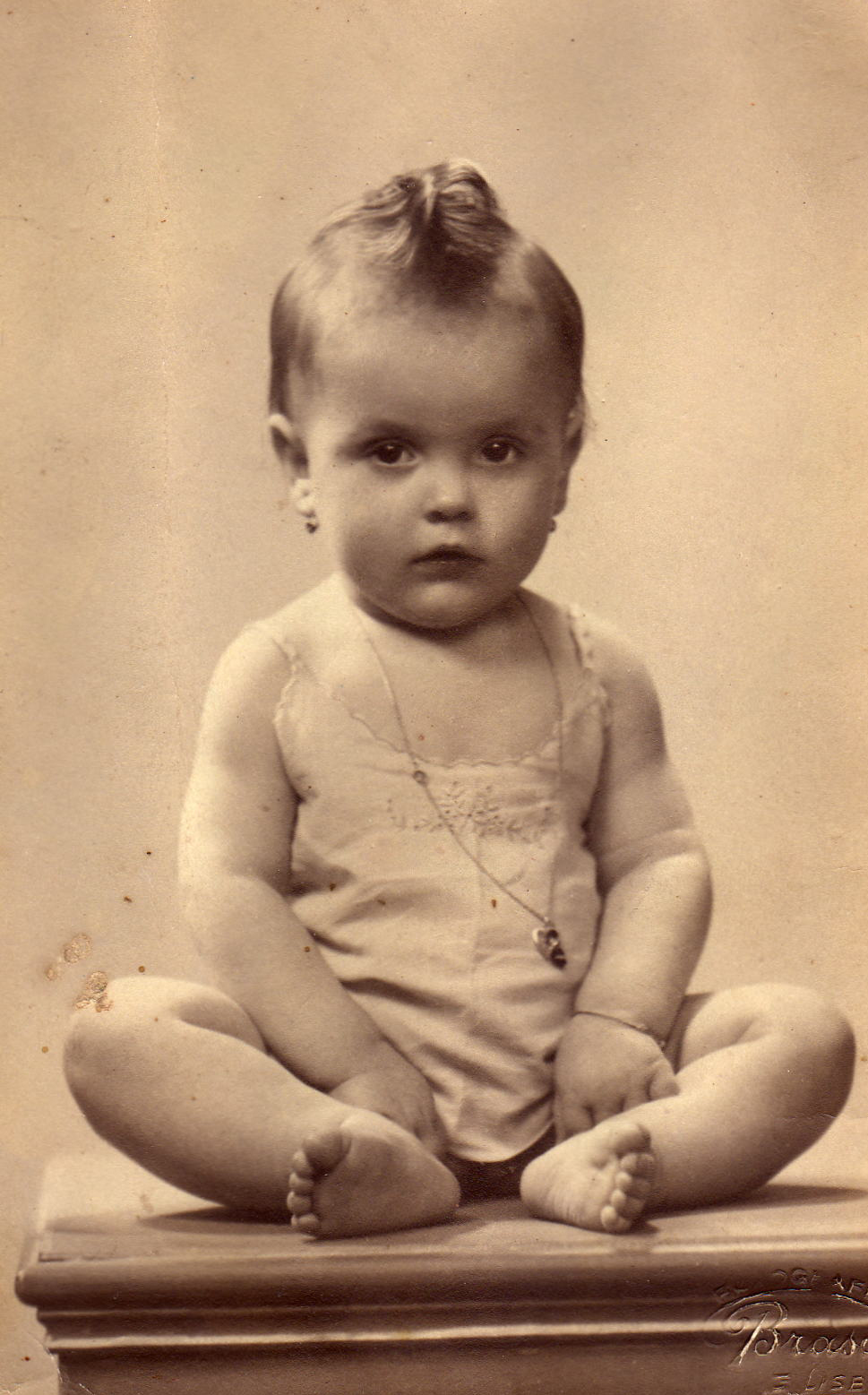 Avó Maria José quando era bebé