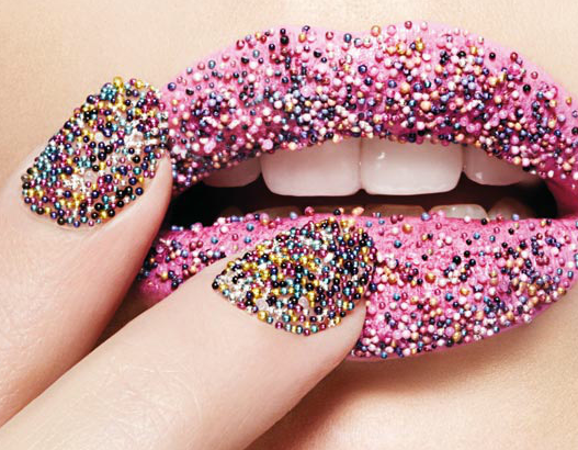 unhas caviar manicure nail art