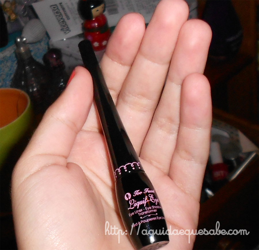 too faced maquilhagem makeup beleza paleta palete liquif-eye shadow collection eyeliner swatch review sephora