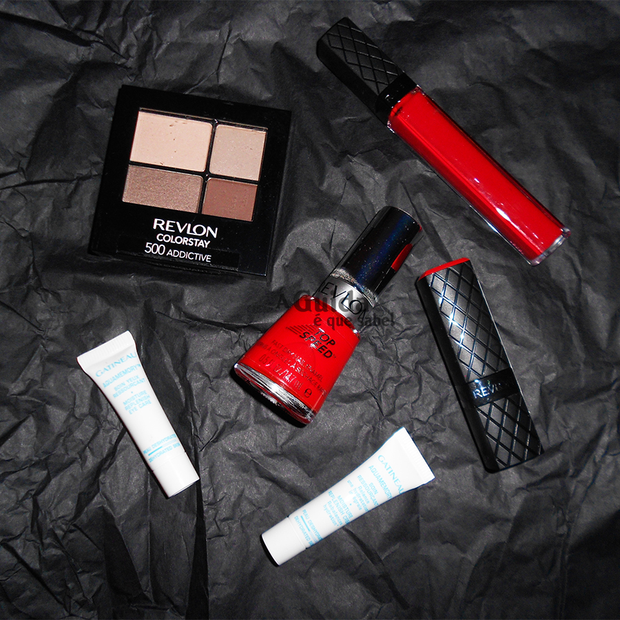 maquilhagem makeup revlon resenha review swatch subscrição box secret bag vintage