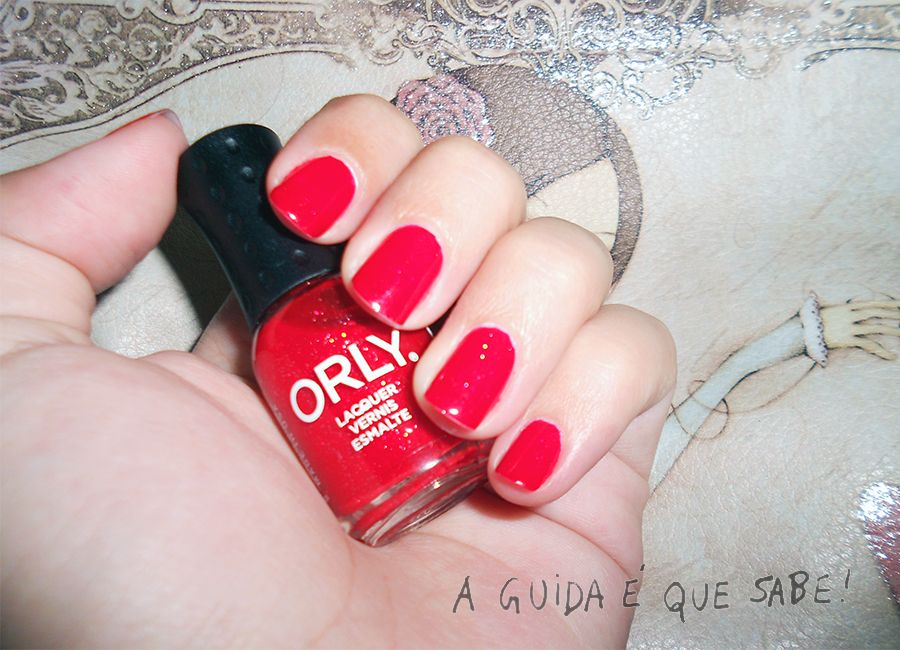 Red Carpet Orly verniz unhas manicure esmalte purpurinas review swatch beleza beauty maquilhagem blog