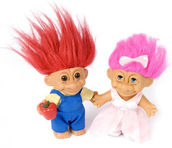 trolls troll dolls vintage anos 90 brinquedos filme cinema review mac edição limitada